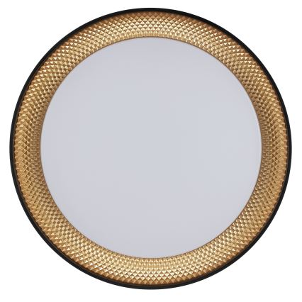 Brilliant - Plafonnier LED dimmable WALDO LED/36W/230V 3000-6500K Ø 48,5 cm noir/doré + télécommande