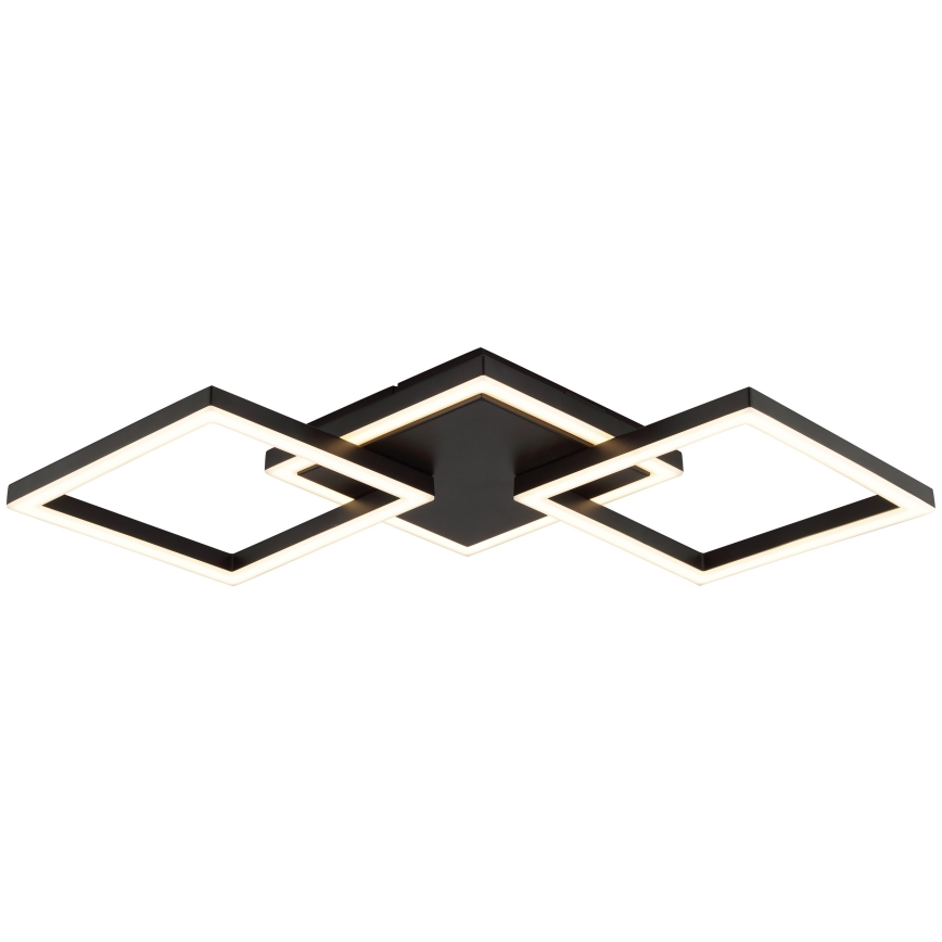 Brilliant - Plafonnier LED JORVIC LED/21W/230V 28x61,5 cm noir