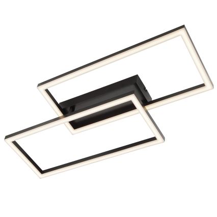 Brilliant - Plafonnier LED JORVIC LED/21W/230V 29x60 cm noir