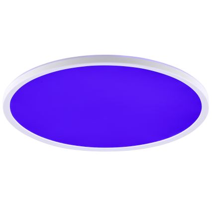 Brilliant - Plafonnier LED RGBW dimmable LUMARO LED/22W/230V 4000K Ø 42 cm blanc + télécommande