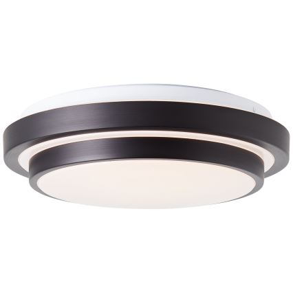 Brilliant - Plafonnier MALMÖ LED/12W/230V 3000K d. 34,5 cm noir