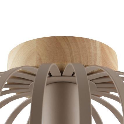 Brilliant - Plafonnier NORDIC CAGE 1xE27/20W/230V diam. 25 cm beige