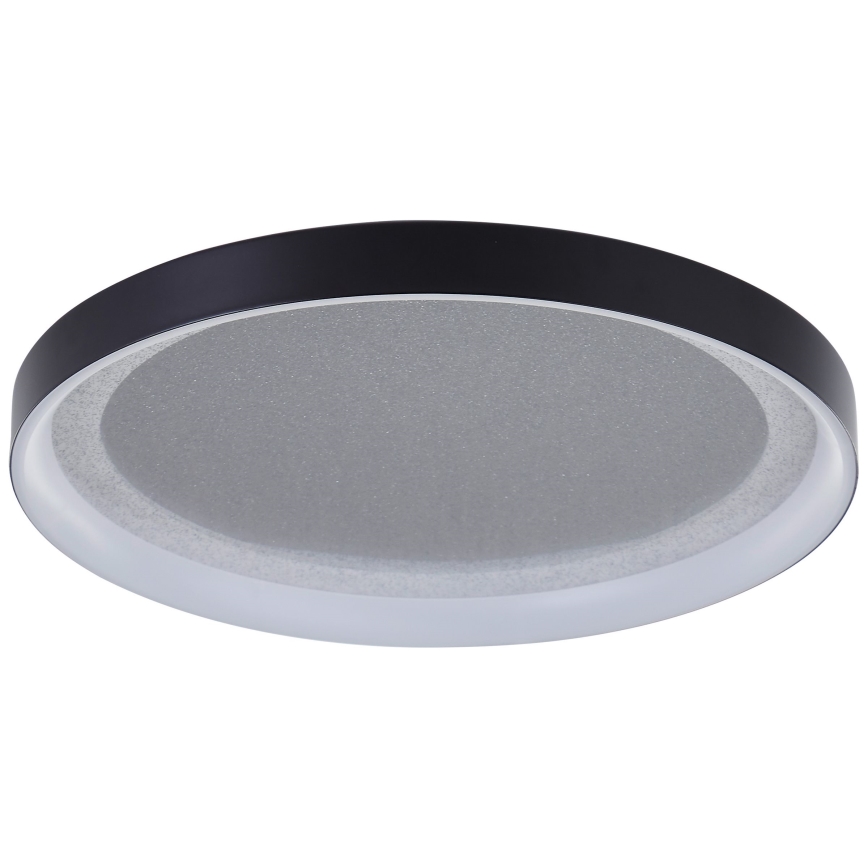 Brilliant - Plafonnier QUITO LED/24W/230V 3000K d. 33 cm noir