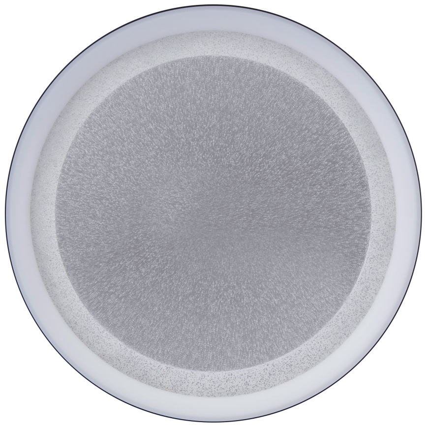 Brilliant - Plafonnier QUITO LED/24W/230V 3000K d. 33 cm noir