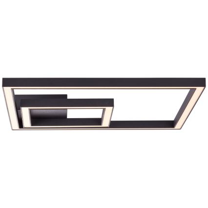 Brilliant - Plafonnier QUON LED/24W/230V 3000K 40x40 cm noir