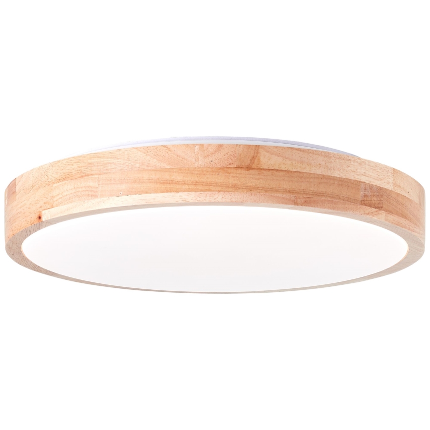Brilliant - Plafonnier SLIMLINE LED/14W/230V 3000/4000K figuier caoutchouc - FSC certifié