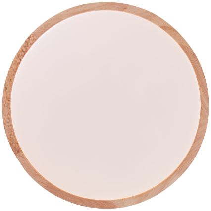 Brilliant - Plafonnier SLIMLINE LED/14W/230V 3000/4000K figuier caoutchouc - FSC certifié