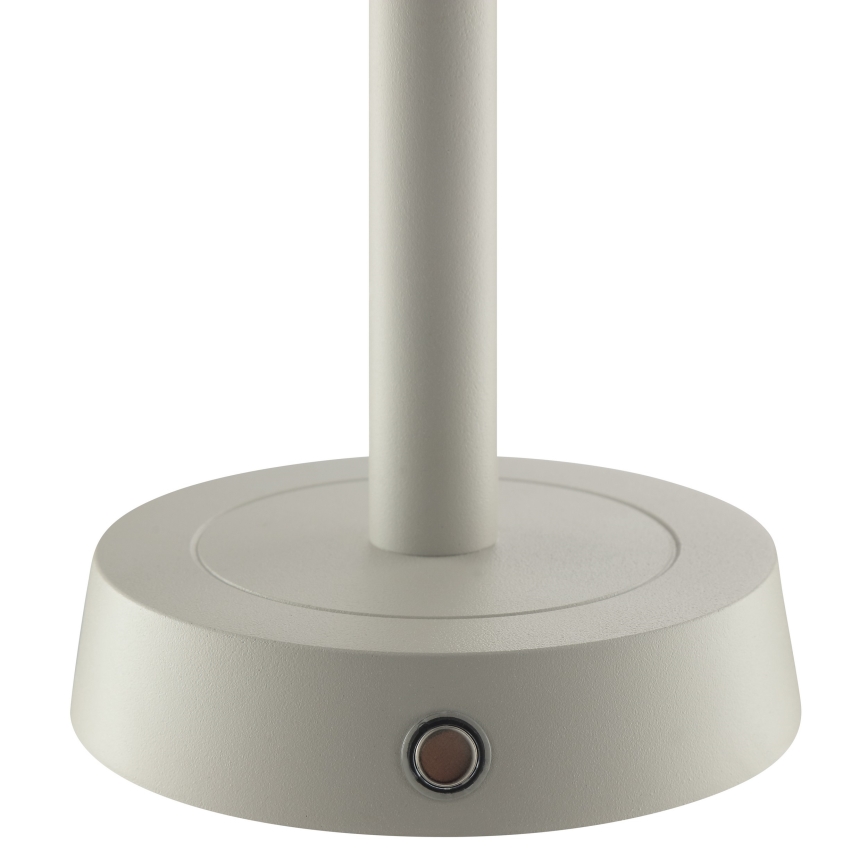 Brilliant - LED dimbare oplaadbare buitentafellamp met aanraakbediening RAZOR LED/2,5W/5V 2700K 2600 mAh IP44 grijs