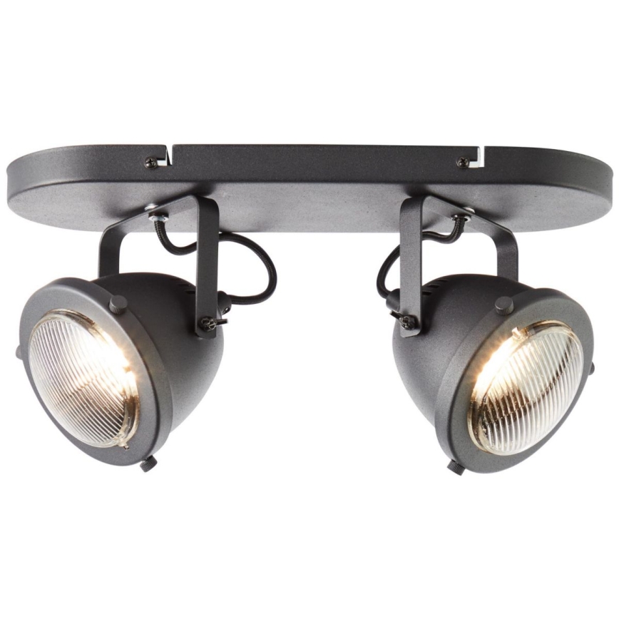 Brilliant - Spot CARMEN 2xGU10/5W/230V noir