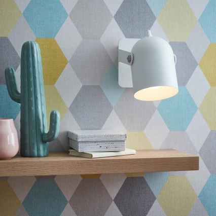 Brilliant - Spot mural YAN 1xE27/40W/230V blanc