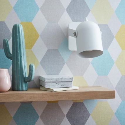 Brilliant - Spot mural YAN 1xE27/40W/230V blanc