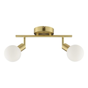 Brilliant - Spotlamp JORGE 2xG9/10W/230V messing