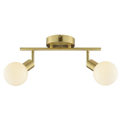 Brilliant - Spotlamp JORGE 2xG9/10W/230V messing