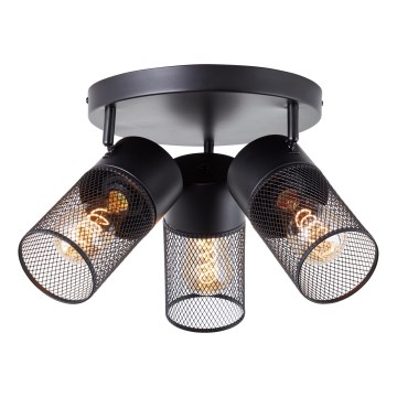 Brilliant - Spotlamp KAMOLO 3xE27/40W/230V zwart