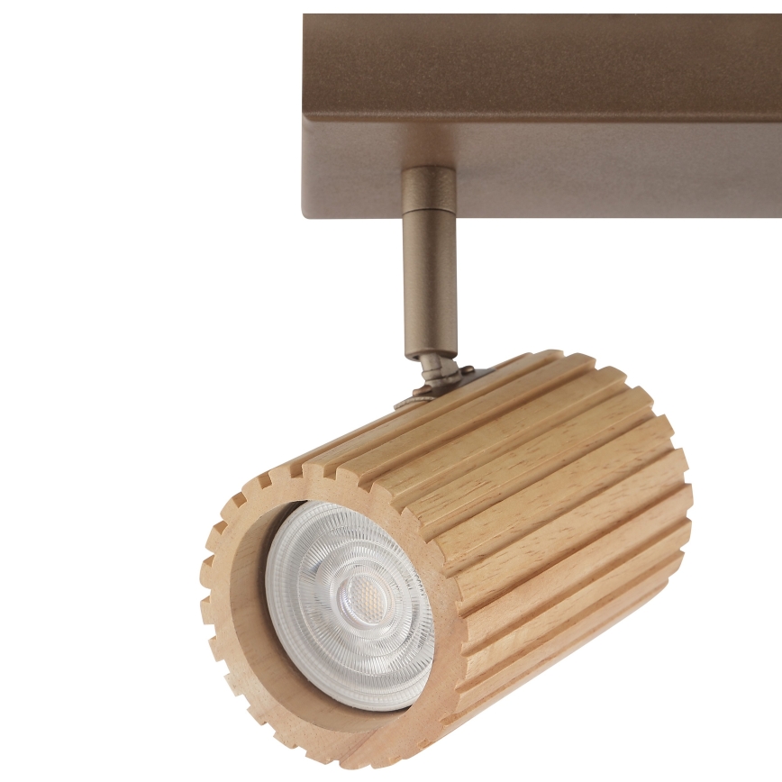 Brilliant - Spotlamp LAKEWOOD 2xGU10/10W/230V bruin