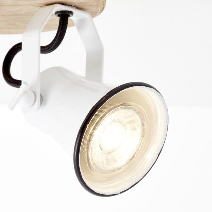 Brilliant - Spotlamp SEED 2xGU10/5W/230V wit/beige