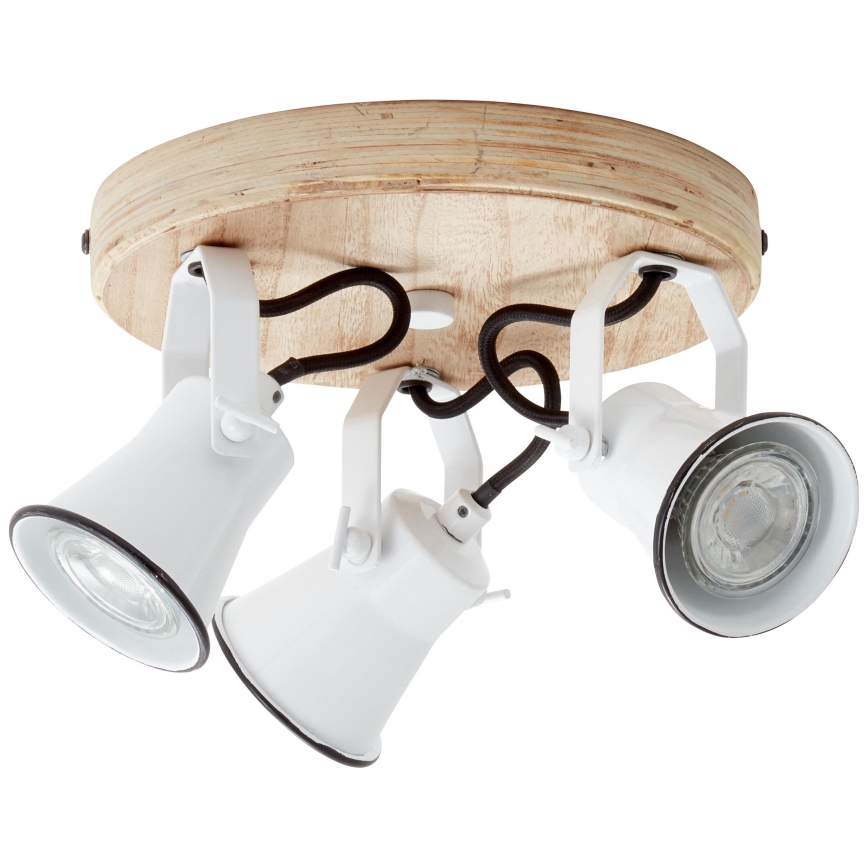 Brilliant - Spotlamp SEED 3xGU10/5W/230V wit/beige