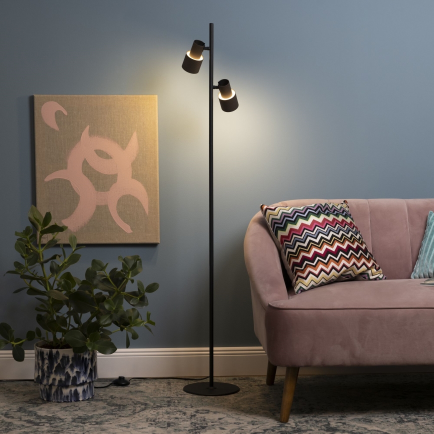 Brilliant - Staande Lamp CADIZ 2xGU10/10W/230V brons