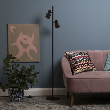 Brilliant - Staande Lamp CADIZ 2xGU10/10W/230V brons