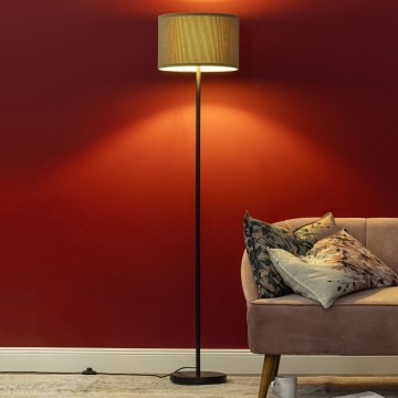 Brilliant - Staande Lamp TONY 1xE27/20W/230V bruin