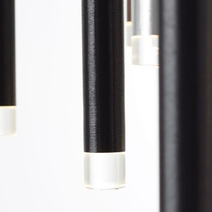 Brilliant - Suspension LED dimmable sur câble CEMBALO LED/70W/230V chrome mat/noir/marron