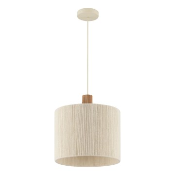 Brilliant - Suspension sur câble ARLO 1xE27/20W/230V Ø 35 cm crème