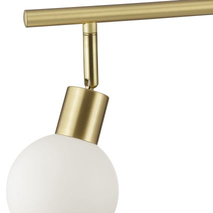 Brilliant - Suspension sur câble JORGE 4xG9/10W/230V en laiton