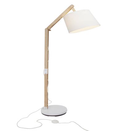 Brilliant - Tafellamp CARLYN 1x E27/60W/230V beige/wit