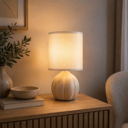 Brilliant - Tafellamp DUNE 1xE14/20W/230V beige