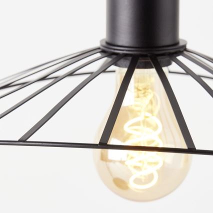 Brilliant - Tafellamp LEIKA 1xE27/52W/230V zwart