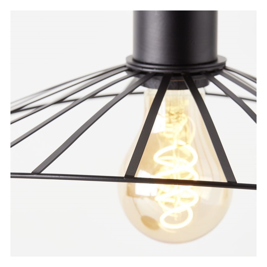 Brilliant - Tafellamp LEIKA 1xE27/52W/230V zwart