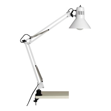 Brilliant - Tafellamp met klem HOBBY 1xE27/40W/230V wit
