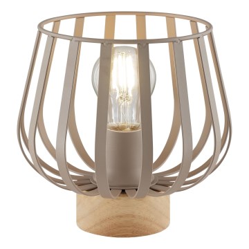 Brilliant - Tafellamp NORDIC CAGE 1xE27/20W/230V beige