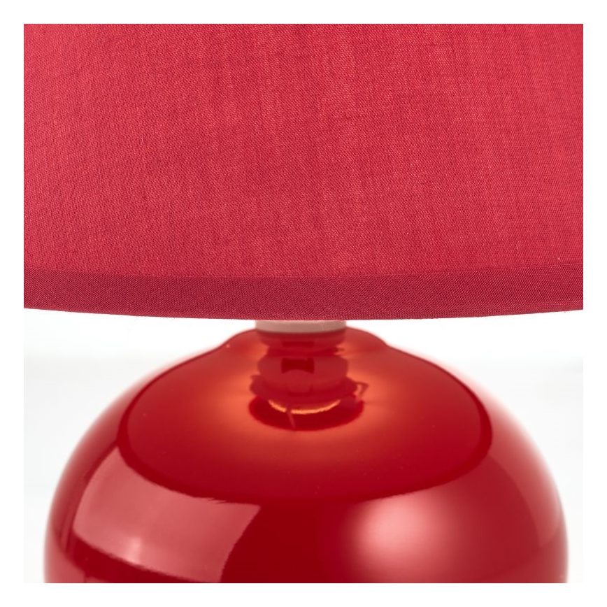 Brilliant - Tafellamp PRIMO 1xE14/40W/230V keramiek/rood