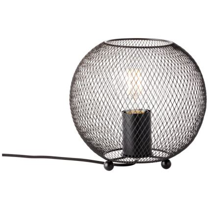 Brilliant - Tafellamp SOCO 1xE27/60W/230V zwart