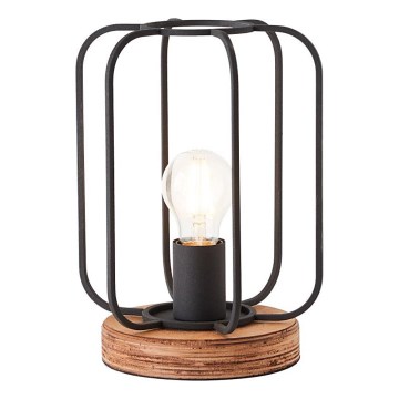 Brilliant - Tafellamp TOSH 1xE27/40W/230V van populierenhout