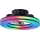 Brilliant - Ventilateur de plafond RGBW à intensité variable MONDELLO LED/26W/230V 2700-6500K d. 41 cm noir + Télécommande