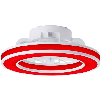 Brilliant - Ventilateur de plafond RGBW à intensité variable MONDELLO LED/26W/230V 2700-6500K d. 41,5 cm blanc + Télécommande