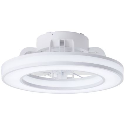 Brilliant - Ventilateur de plafond RGBW à intensité variable MONDELLO LED/26W/230V 2700-6500K d. 41,5 cm blanc + Télécommande
