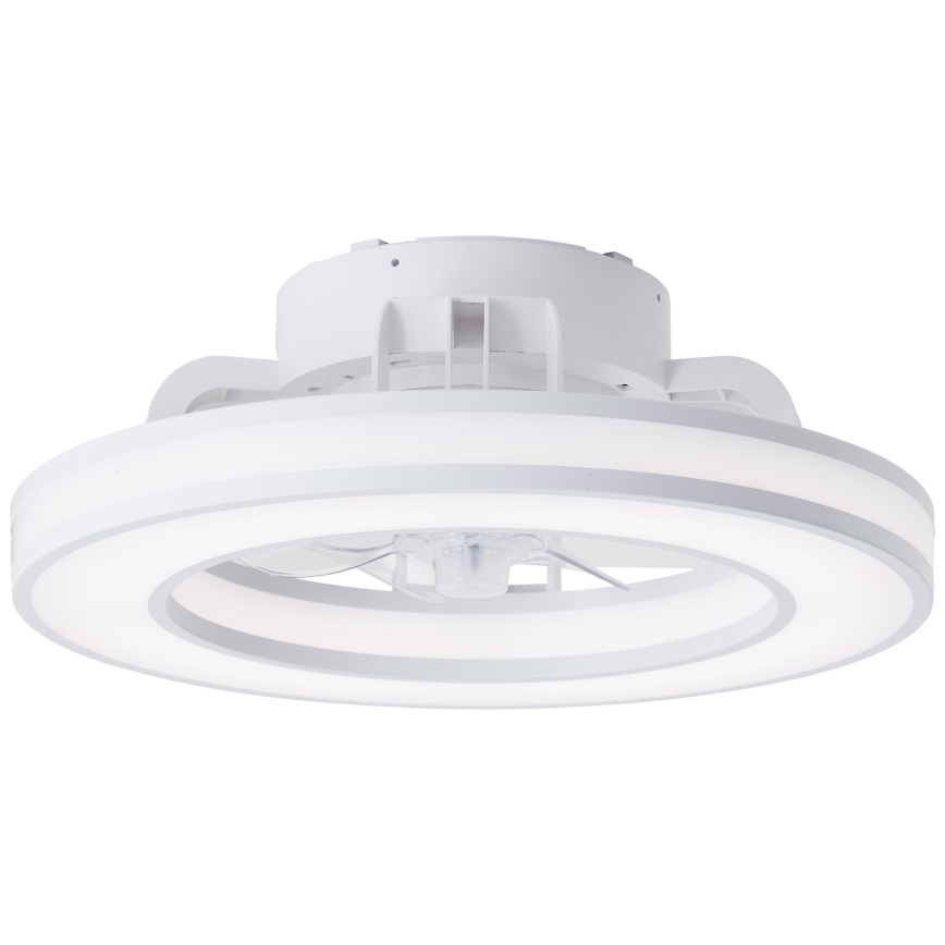 Brilliant - Ventilateur de plafond RGBW à intensité variable MONDELLO LED/26W/230V 2700-6500K d. 41,5 cm blanc + Télécommande