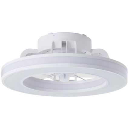 Brilliant - Ventilateur de plafond RGBW à intensité variable MONDELLO LED/26W/230V 2700-6500K d. 41,5 cm blanc + Télécommande