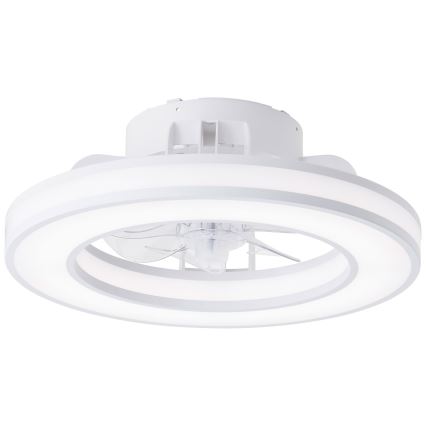 Brilliant - Ventilateur de plafond RGBW à intensité variable MONDELLO LED/26W/230V 2700-6500K d. 41,5 cm blanc + Télécommande