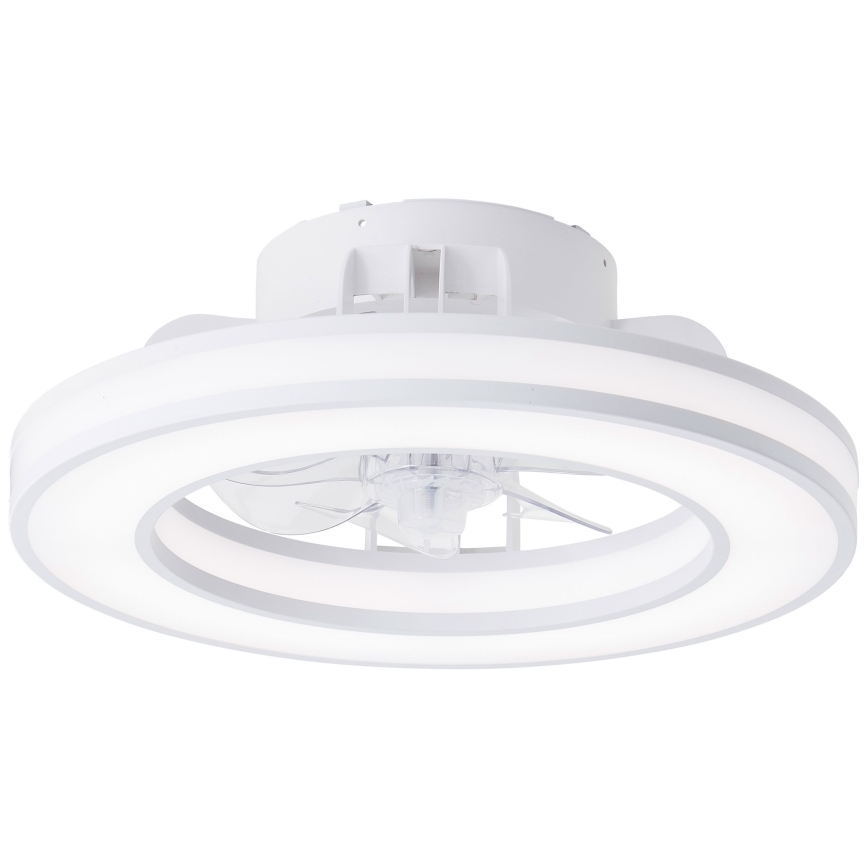Brilliant - Ventilateur de plafond RGBW à intensité variable MONDELLO LED/26W/230V 2700-6500K d. 41,5 cm blanc + Télécommande