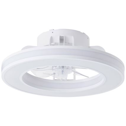 Brilliant - Ventilateur de plafond RGBW à intensité variable MONDELLO LED/26W/230V 2700-6500K d. 41,5 cm blanc + Télécommande