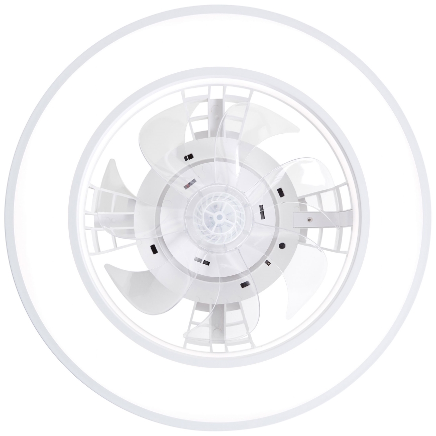 Brilliant - Ventilateur de plafond RGBW à intensité variable MONDELLO LED/26W/230V 2700-6500K d. 41,5 cm blanc + Télécommande