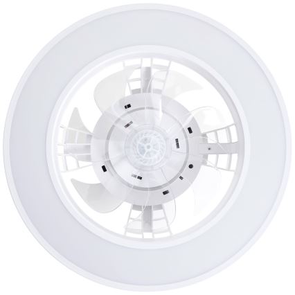 Brilliant - Ventilateur de plafond RGBW à intensité variable MONDELLO LED/26W/230V 2700-6500K d. 41,5 cm blanc + Télécommande
