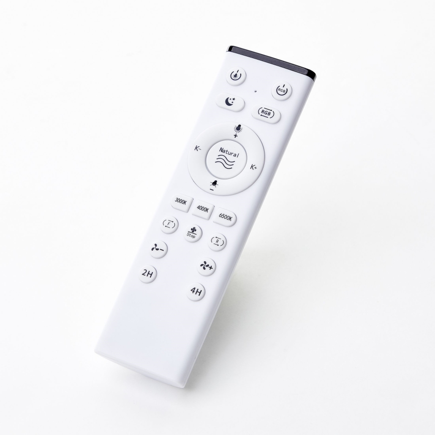 Brilliant - Ventilateur de plafond RGBW à intensité variable MONDELLO LED/26W/230V 2700-6500K d. 41,5 cm blanc + Télécommande