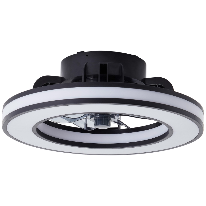 Brilliant - Ventilateur de plafond RGBW à intensité variable MONDELLO LED/26W/230V 2700-6500K d. 41 cm noir + Télécommande