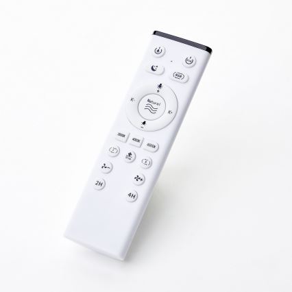 Brilliant - Ventilateur de plafond RGBW à intensité variable MONDELLO LED/26W/230V 2700-6500K d. 41 cm noir + Télécommande