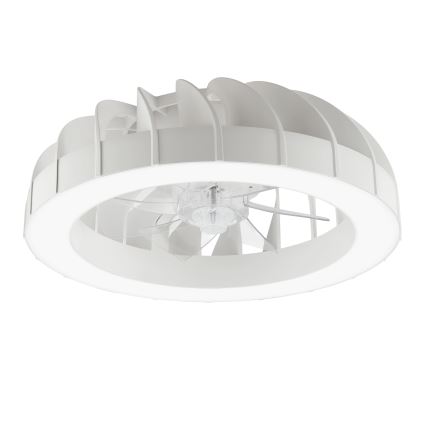 Brilliant - Ventilateur de plafond dimmable LED RGBW avec lumière FANORA LED/30W/230V 2700-6500K Ø 46 cm blanc + télécommande